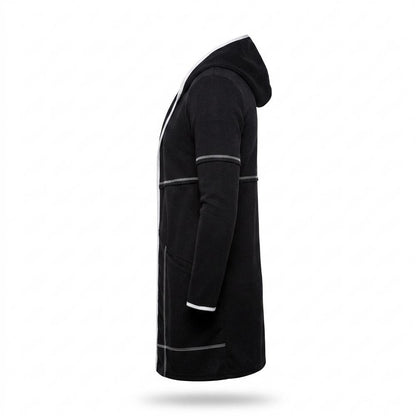 Lederjacken Outlet24 - Eozir | Langgeschnittener Kontrastfarbener Cardigan Herren