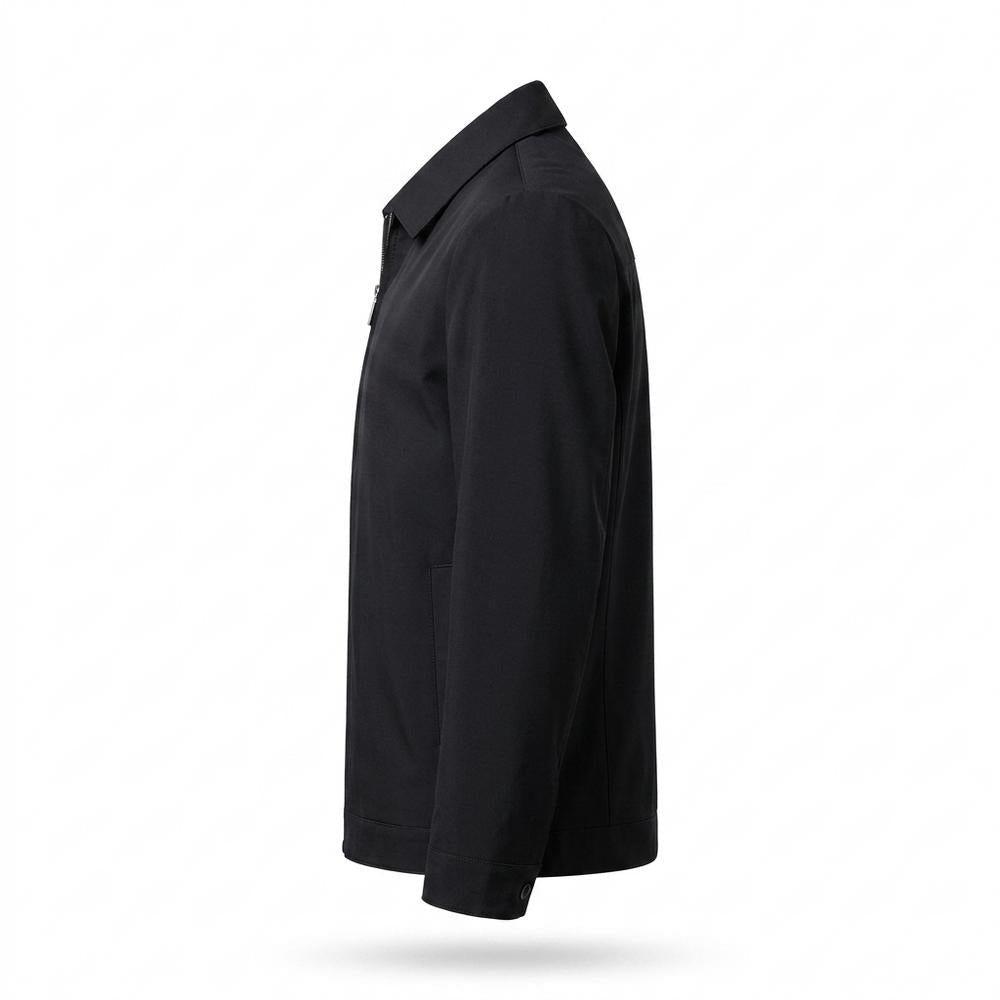 Lederjacken Outlet24 - Kanen | Hemdkragen Gefütterte Jacke Herren