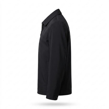 Lederjacken Outlet24 - Kanen | Hemdkragen Gefütterte Jacke Herren