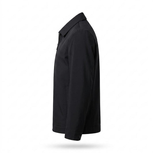 Lederjacken Outlet24 - Kanen | Hemdkragen Gefütterte Jacke Herren